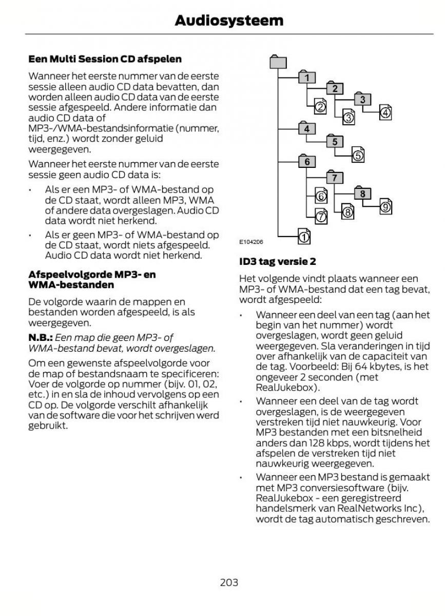 Ford B Max handleiding / page 206