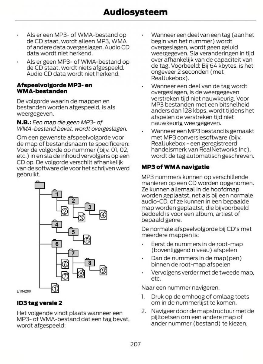 Ford B Max handleiding / page 210