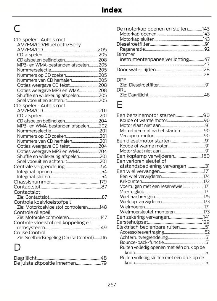 Ford B Max handleiding / page 270