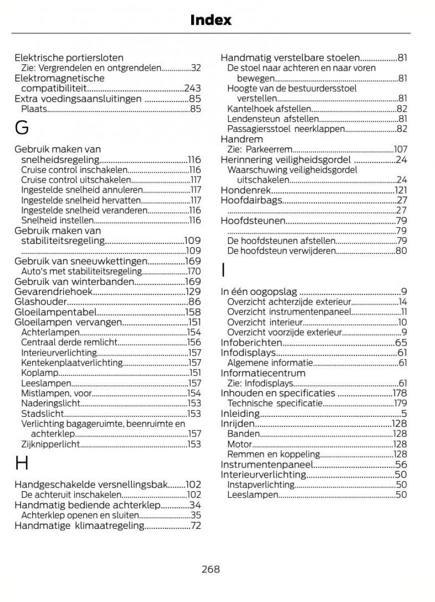 Ford B Max handleiding / page 271