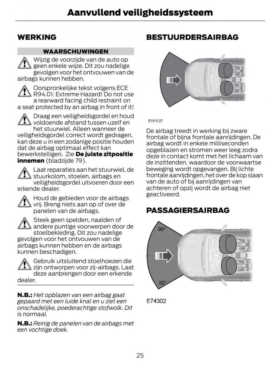 Ford B Max handleiding / page 28