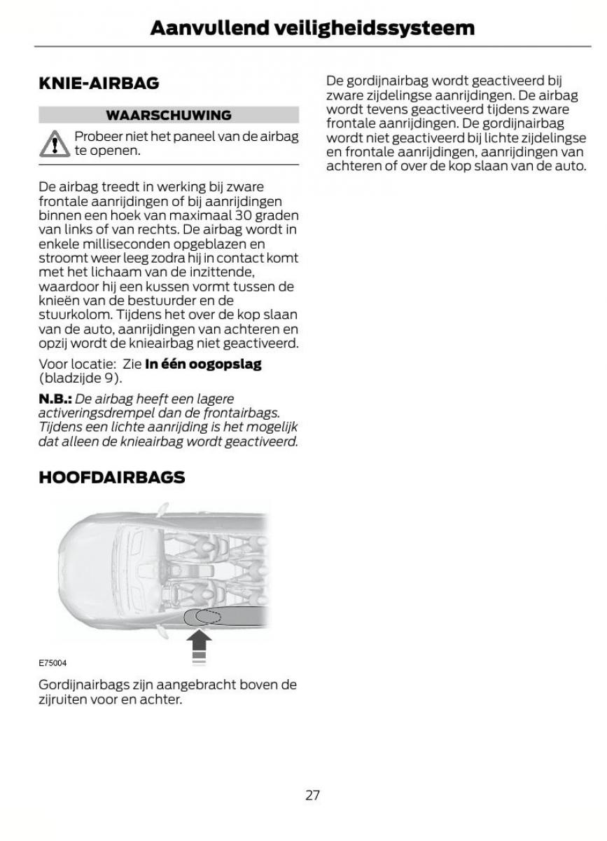 Ford B Max handleiding / page 30