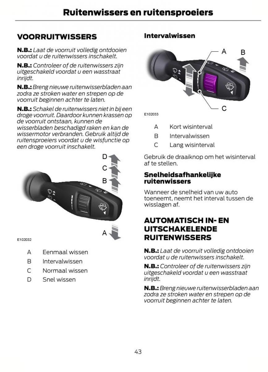 Ford B Max handleiding / page 46