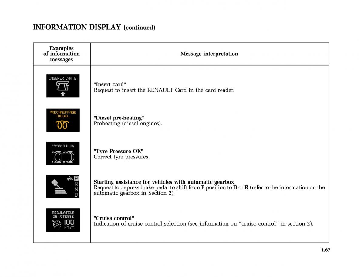 Renault Laguna I 1 owners manual / page 74