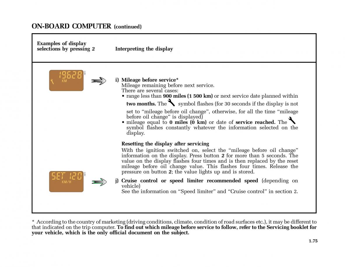 Renault Laguna I 1 owners manual / page 82