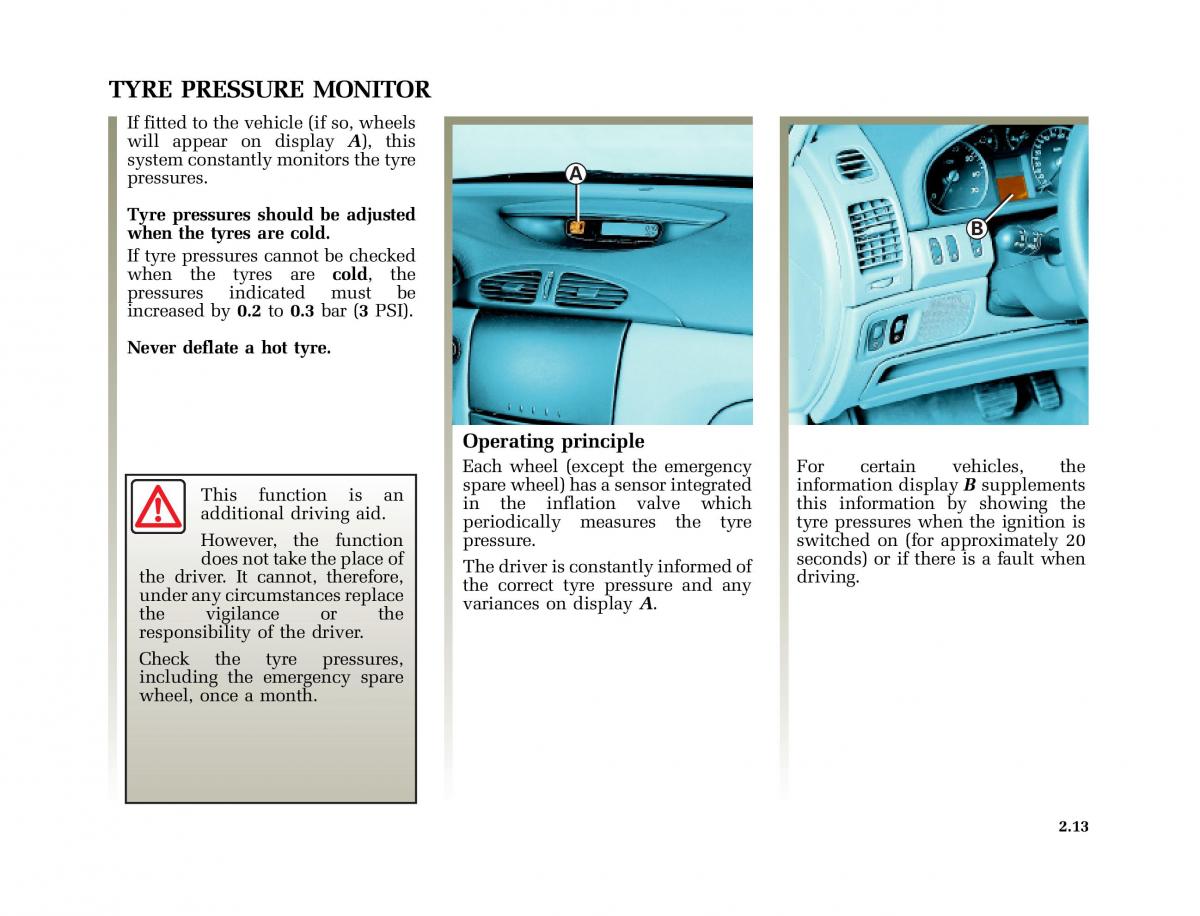 Renault Laguna I 1 owners manual / page 110