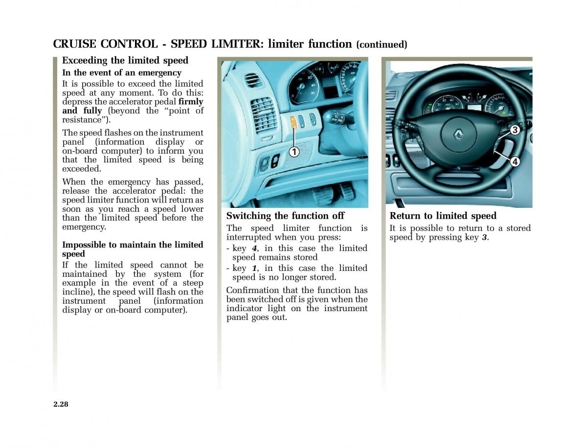 Renault Laguna I 1 owners manual / page 125