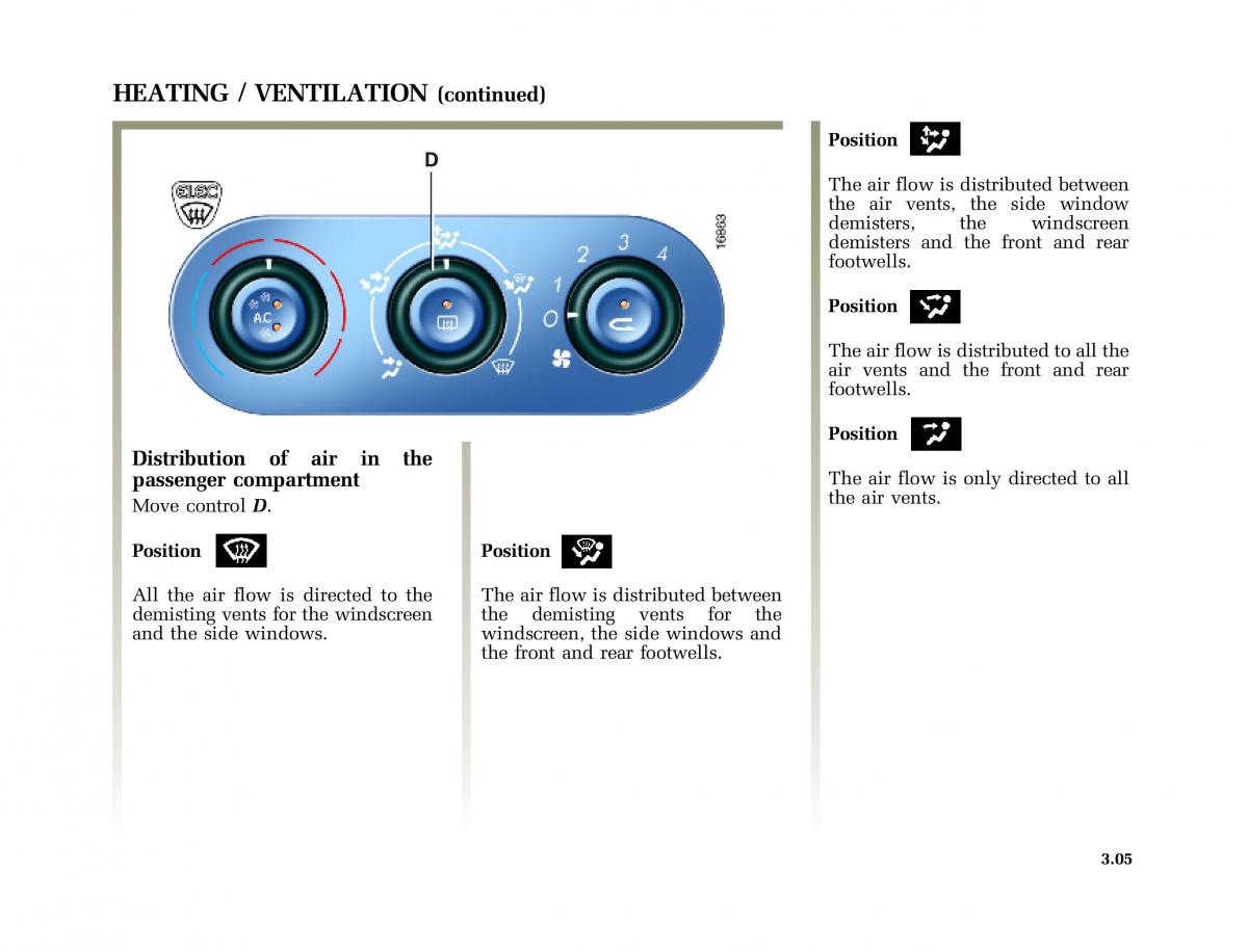 Renault Laguna I 1 owners manual / page 138