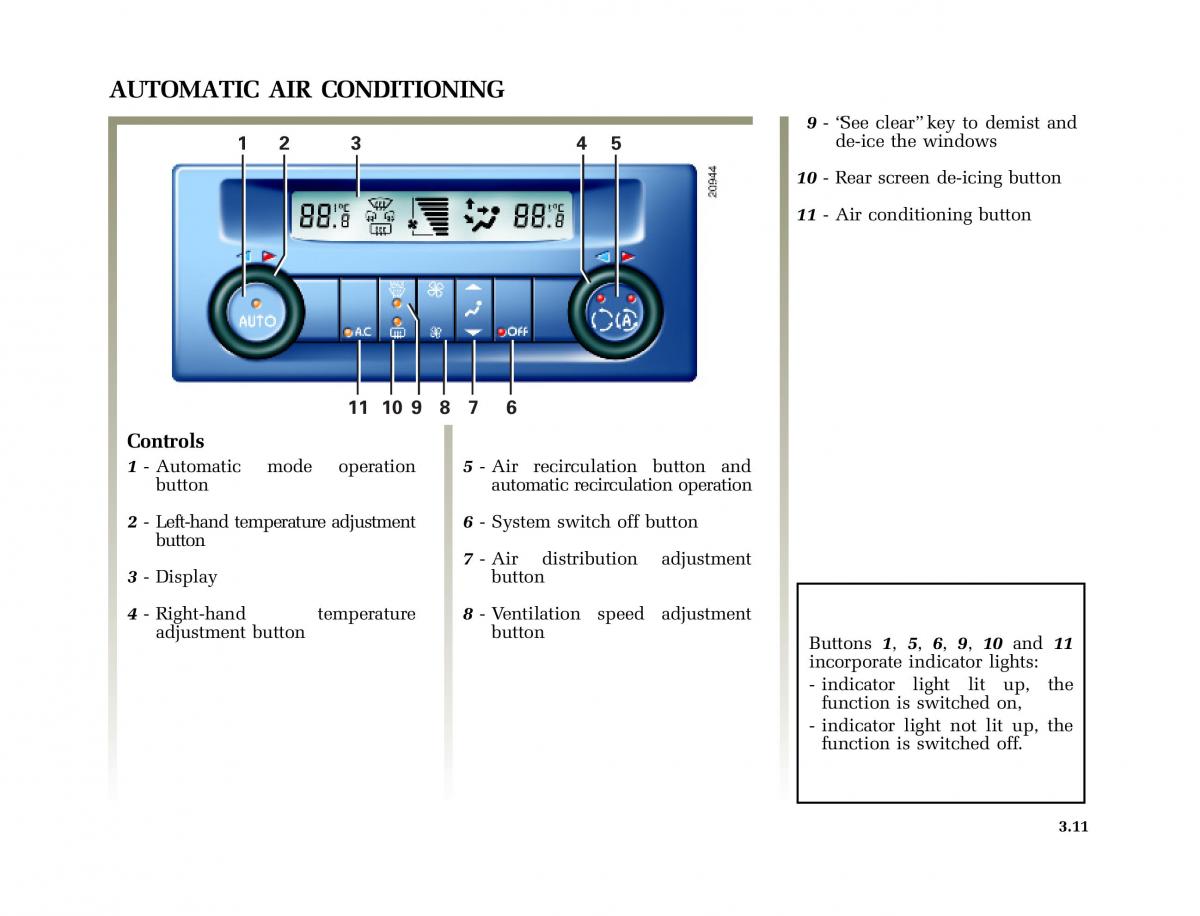 Renault Laguna I 1 owners manual / page 144