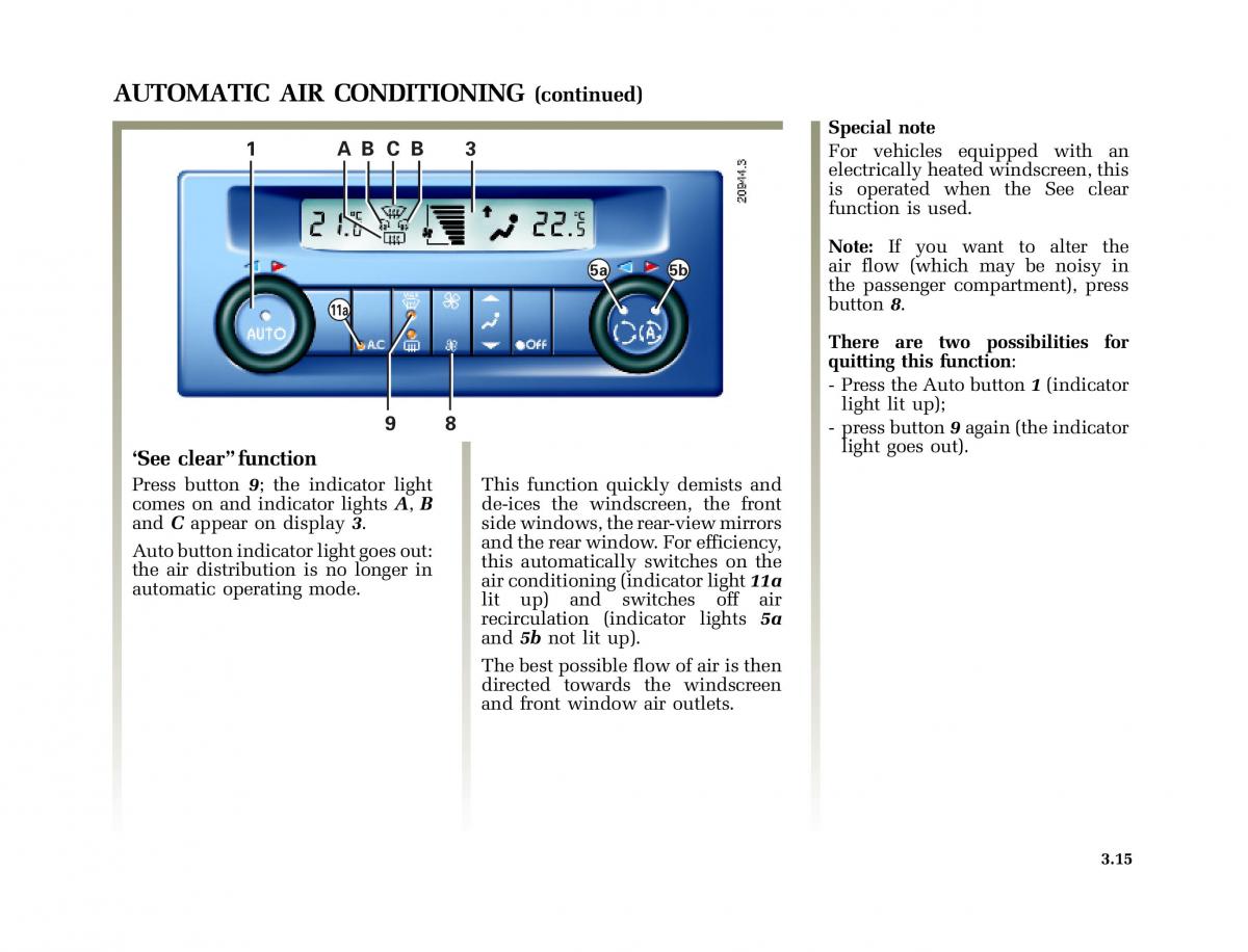 Renault Laguna I 1 owners manual / page 148