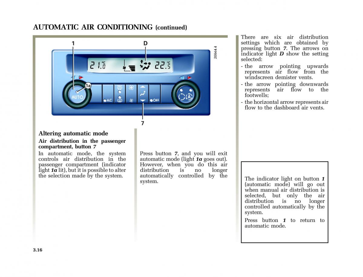 Renault Laguna I 1 owners manual / page 149