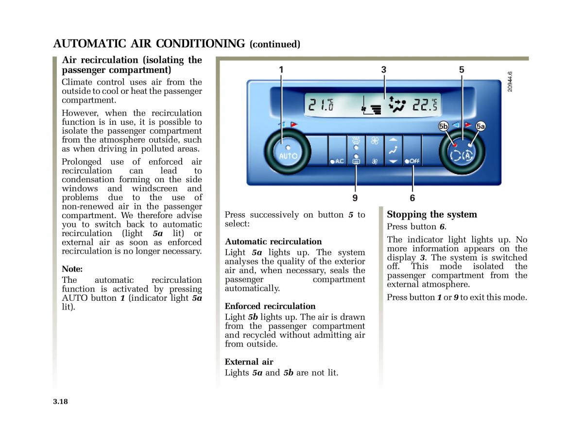 Renault Laguna I 1 owners manual / page 151