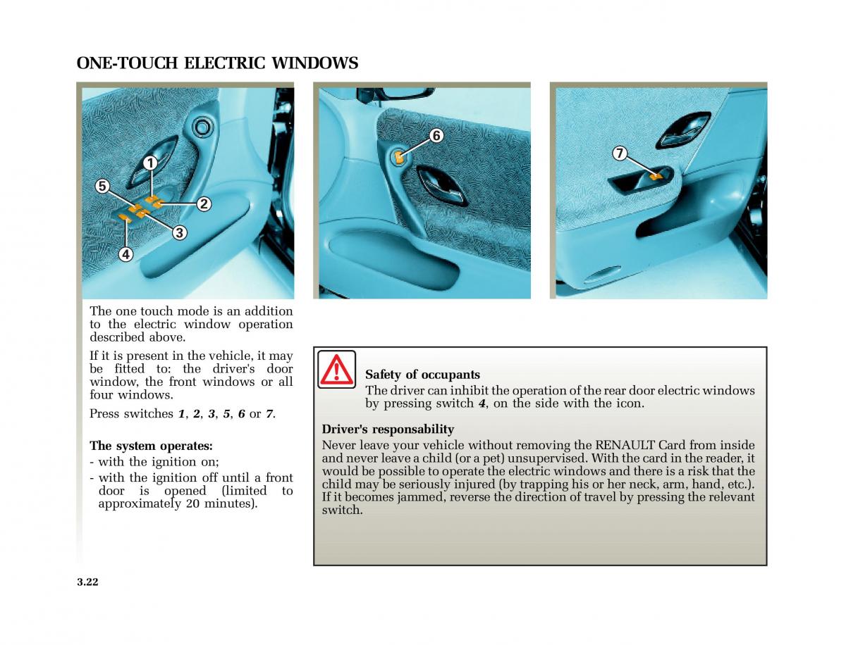 Renault Laguna I 1 owners manual / page 155