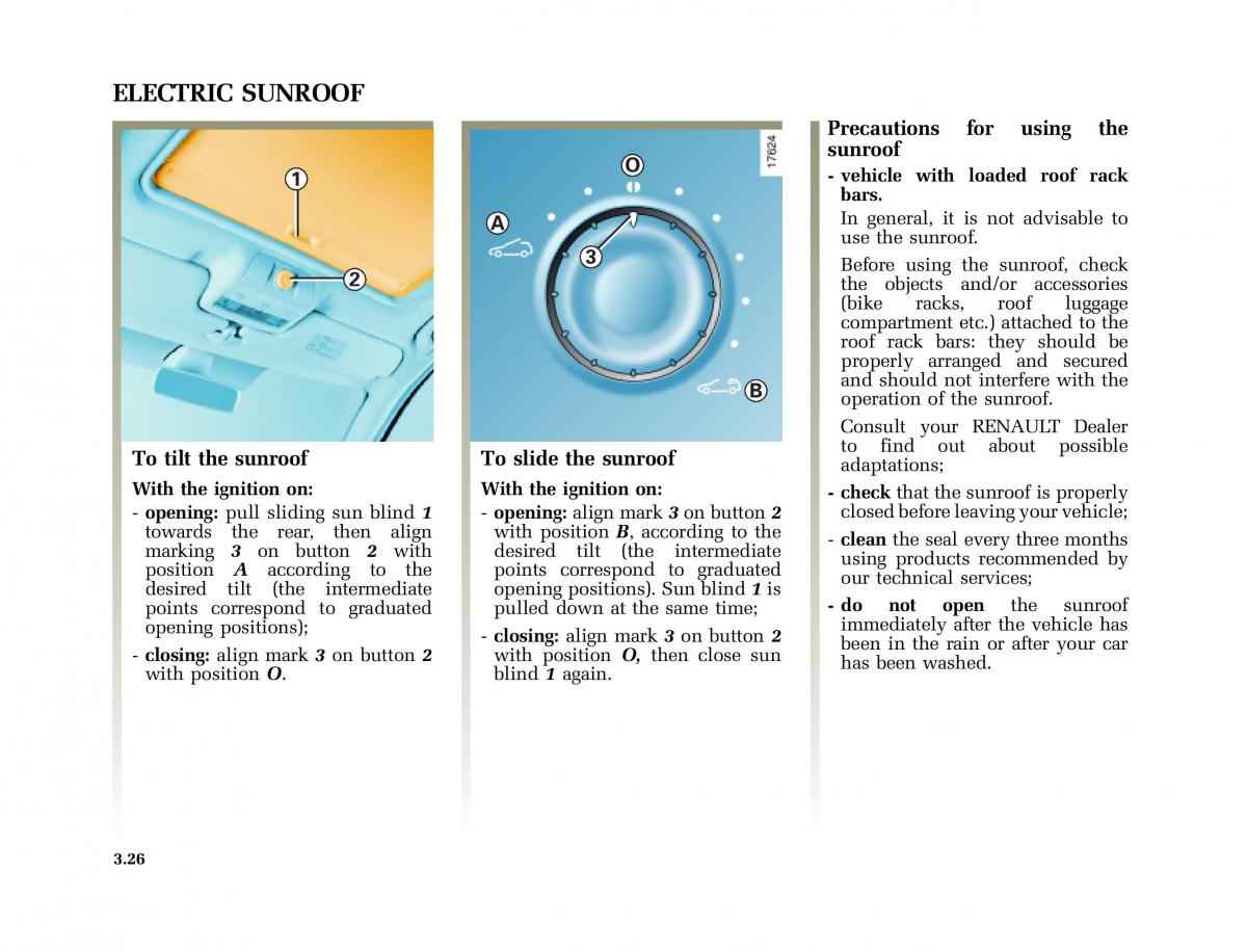 Renault Laguna I 1 owners manual / page 159