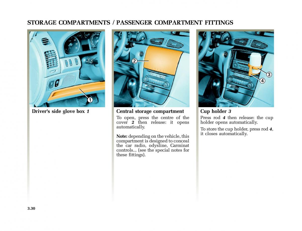 Renault Laguna I 1 owners manual / page 163