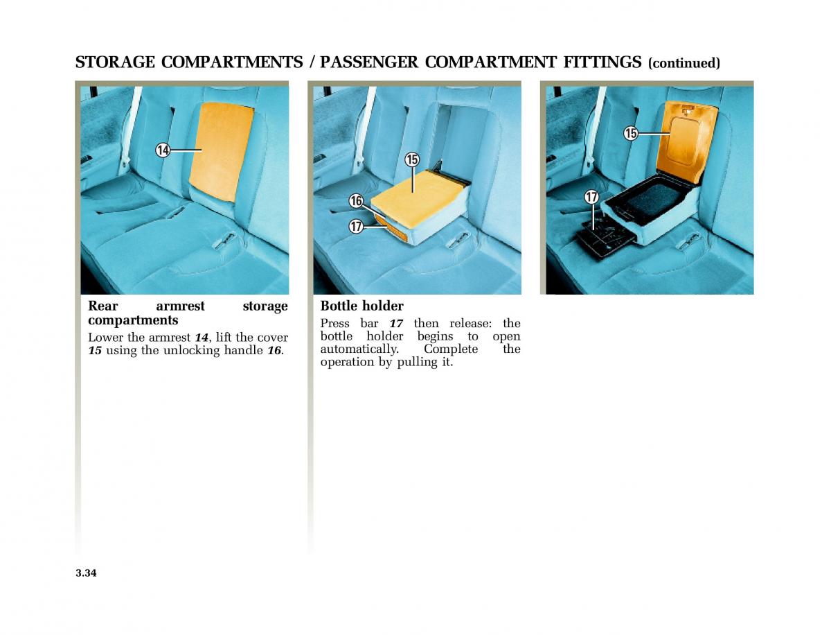 Renault Laguna I 1 owners manual / page 167