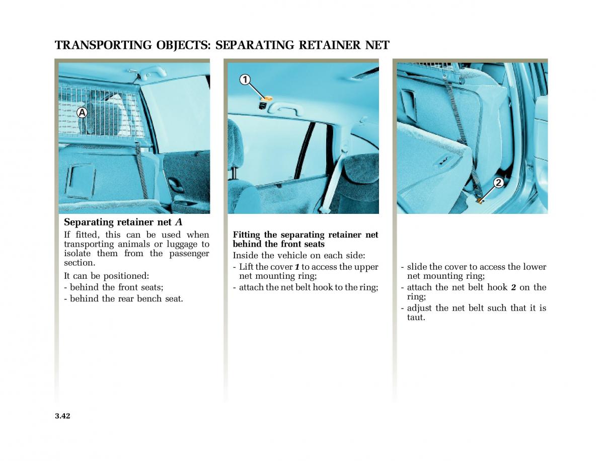 Renault Laguna I 1 owners manual / page 175