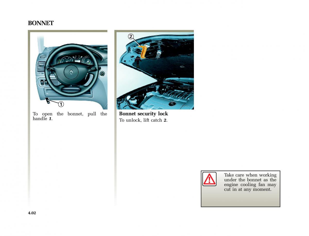 Renault Laguna I 1 owners manual / page 179