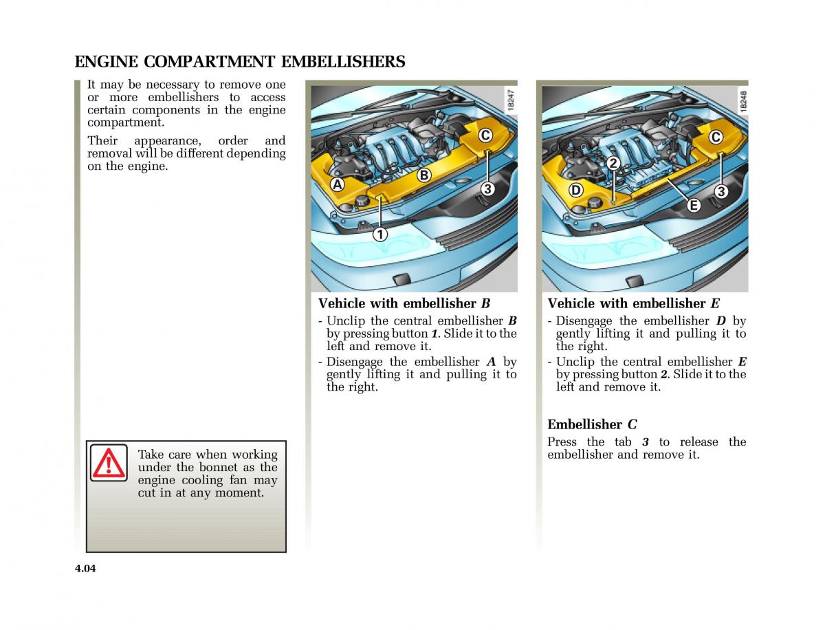 Renault Laguna I 1 owners manual / page 181