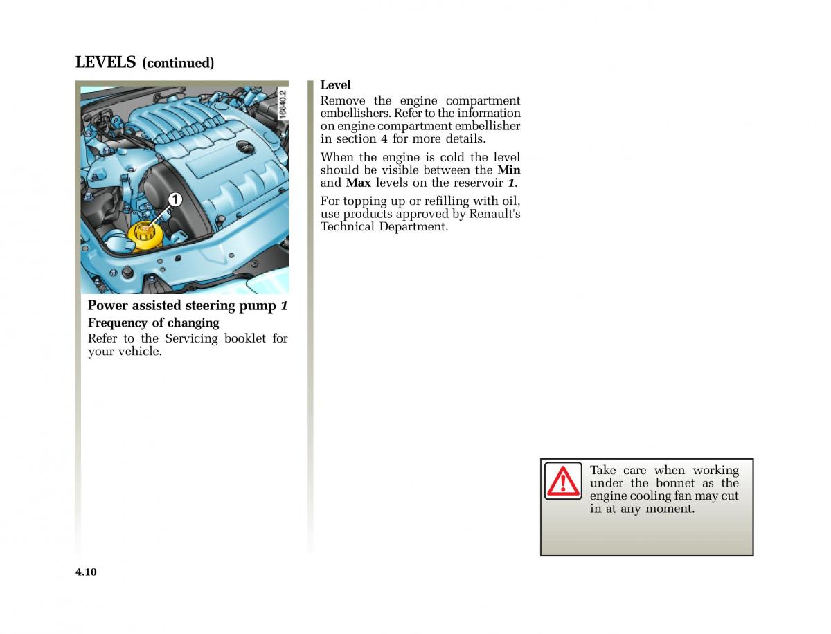 Renault Laguna I 1 owners manual / page 187