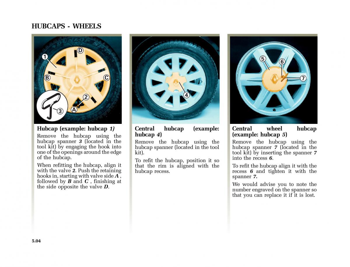 Renault Laguna I 1 owners manual / page 197