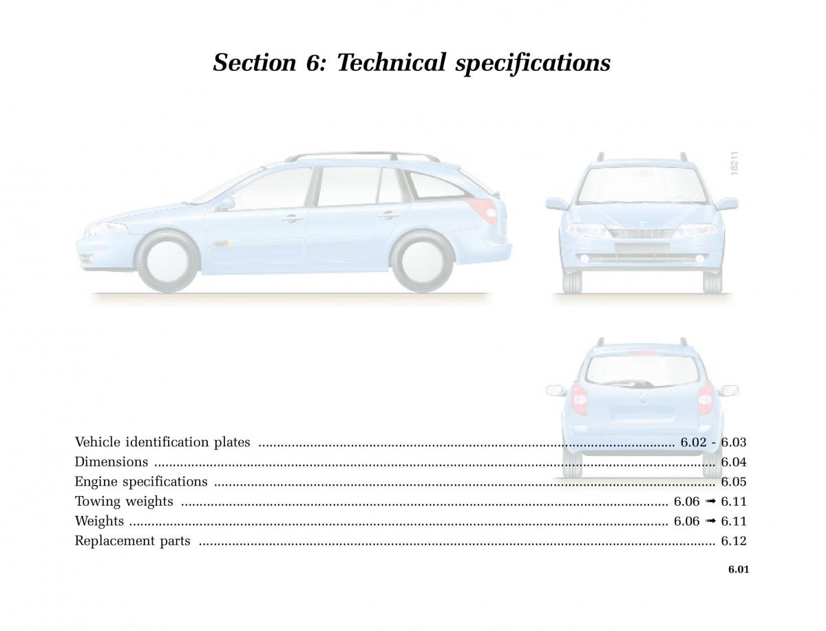 Renault Laguna I 1 owners manual / page 236