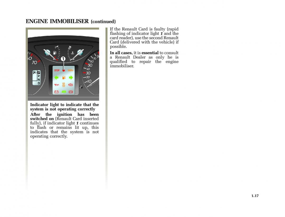 Renault Laguna I 1 owners manual / page 24