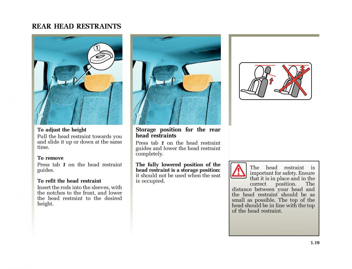 Renault Laguna I 1 owners manual / page 26