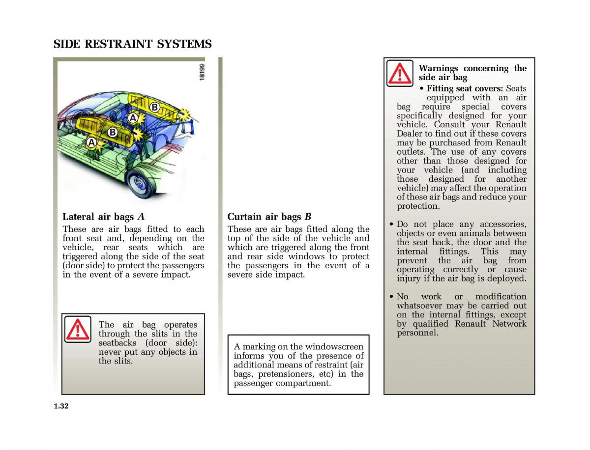 Renault Laguna I 1 owners manual / page 39