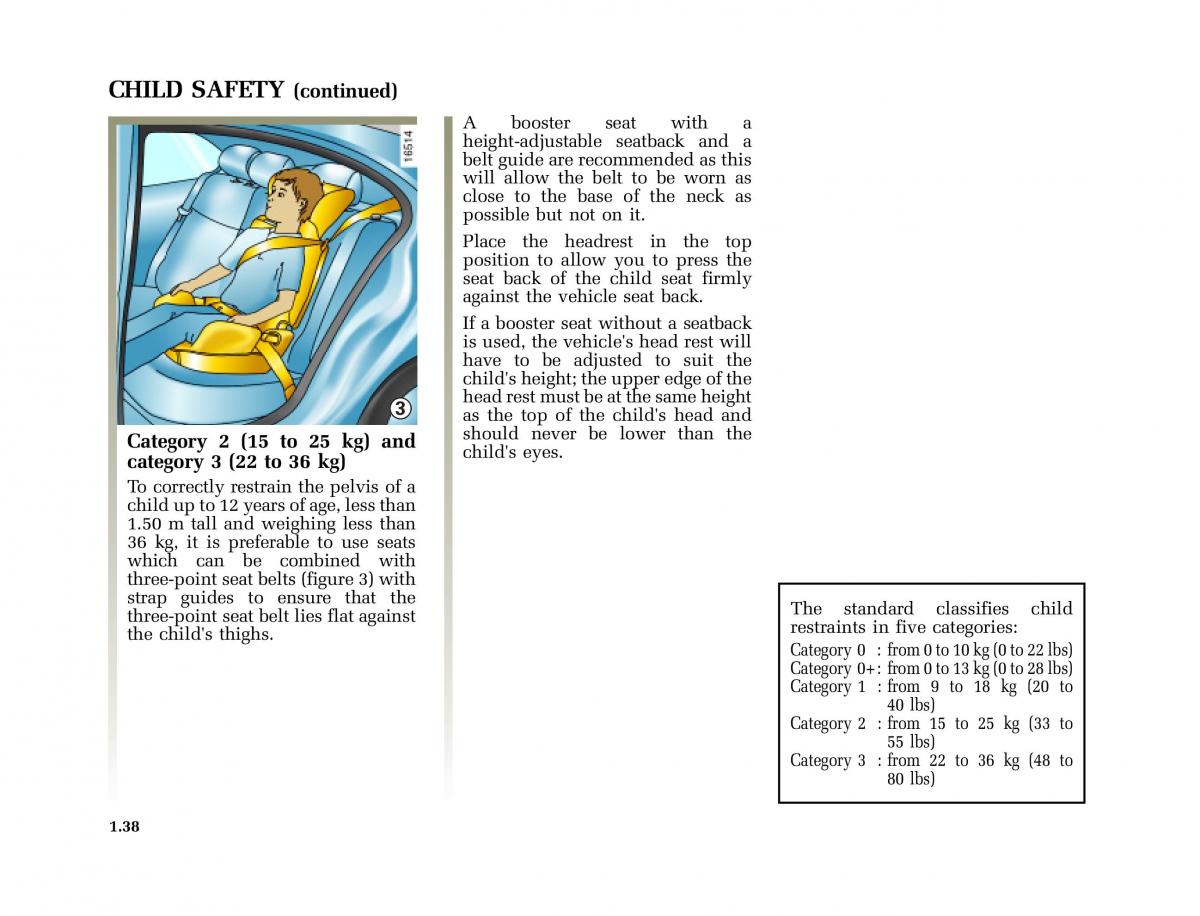 Renault Laguna I 1 owners manual / page 45