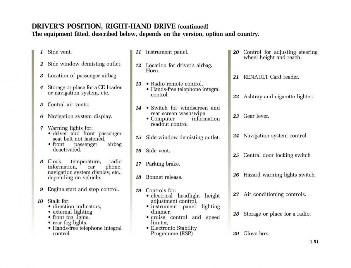 Renault Laguna II 2 owners manual / page 60