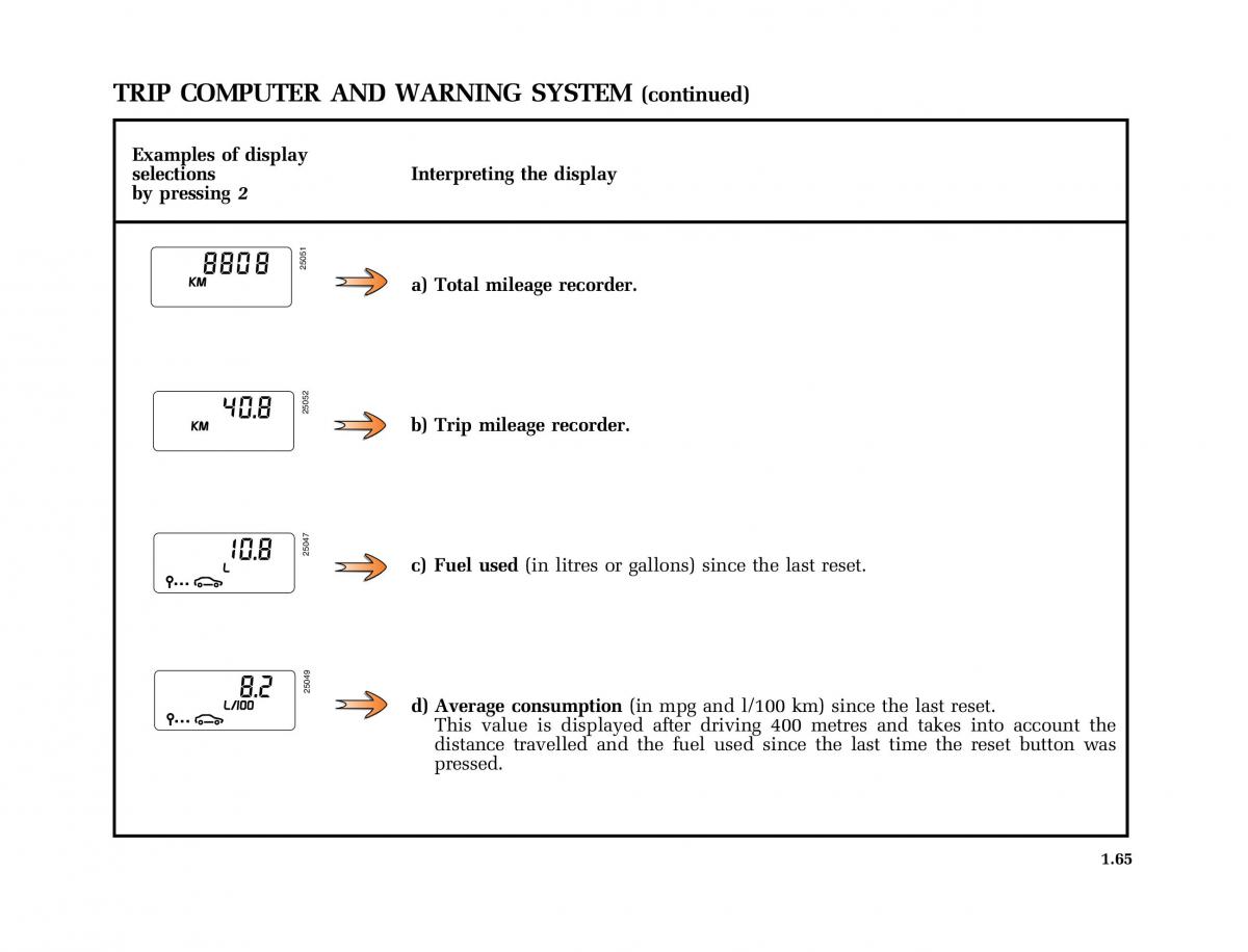 Renault Laguna II 2 owners manual / page 74