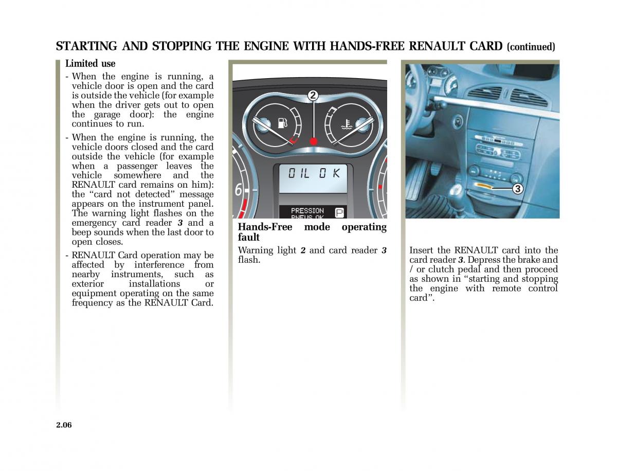 Renault Laguna II 2 owners manual / page 95