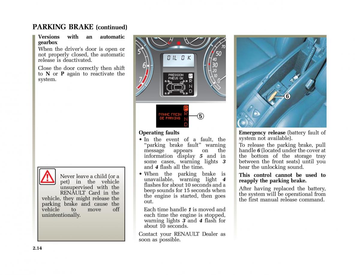 Renault Laguna II 2 owners manual / page 103