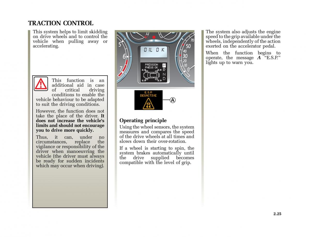 Renault Laguna II 2 owners manual / page 114