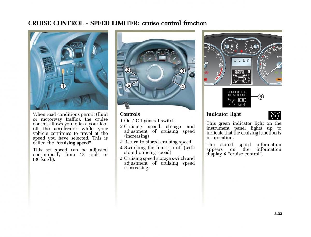 Renault Laguna II 2 owners manual / page 122