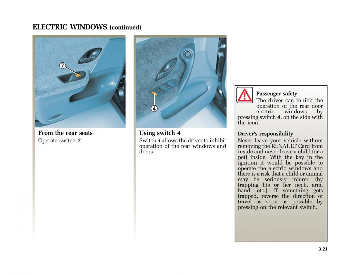 Renault Laguna II 2 owners manual / page 150