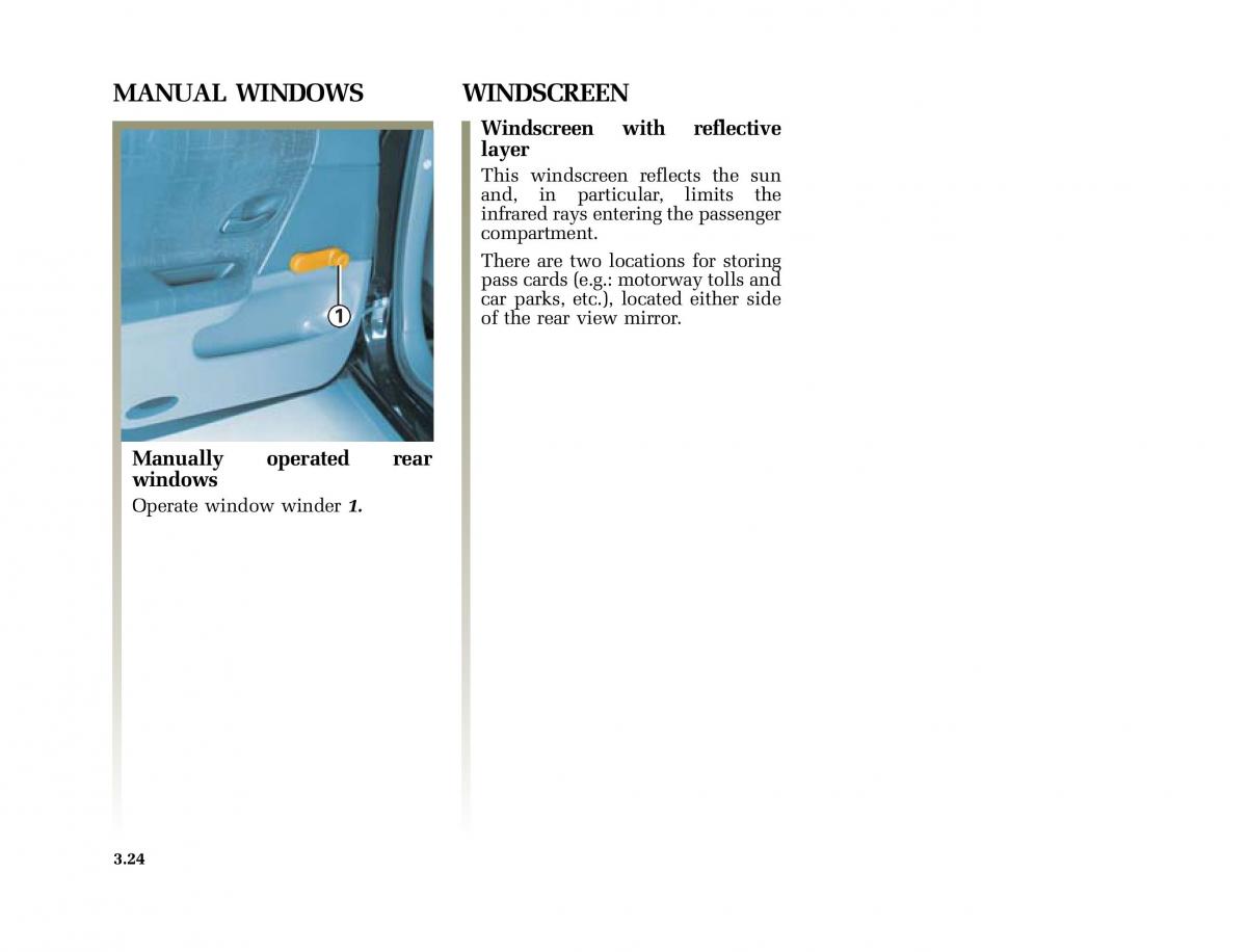 Renault Laguna II 2 owners manual / page 153