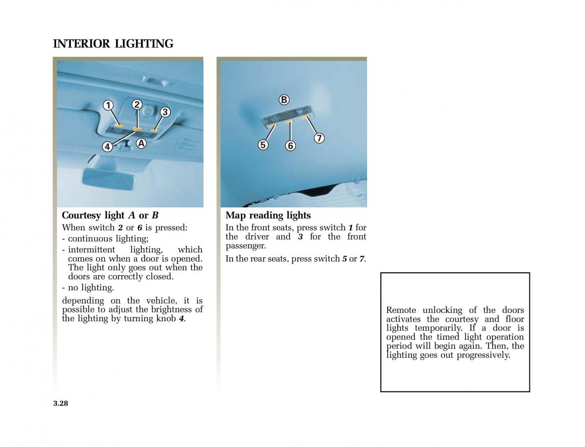 Renault Laguna II 2 owners manual / page 157