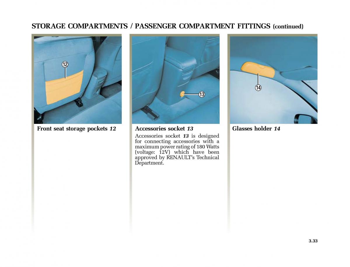 Renault Laguna II 2 owners manual / page 162