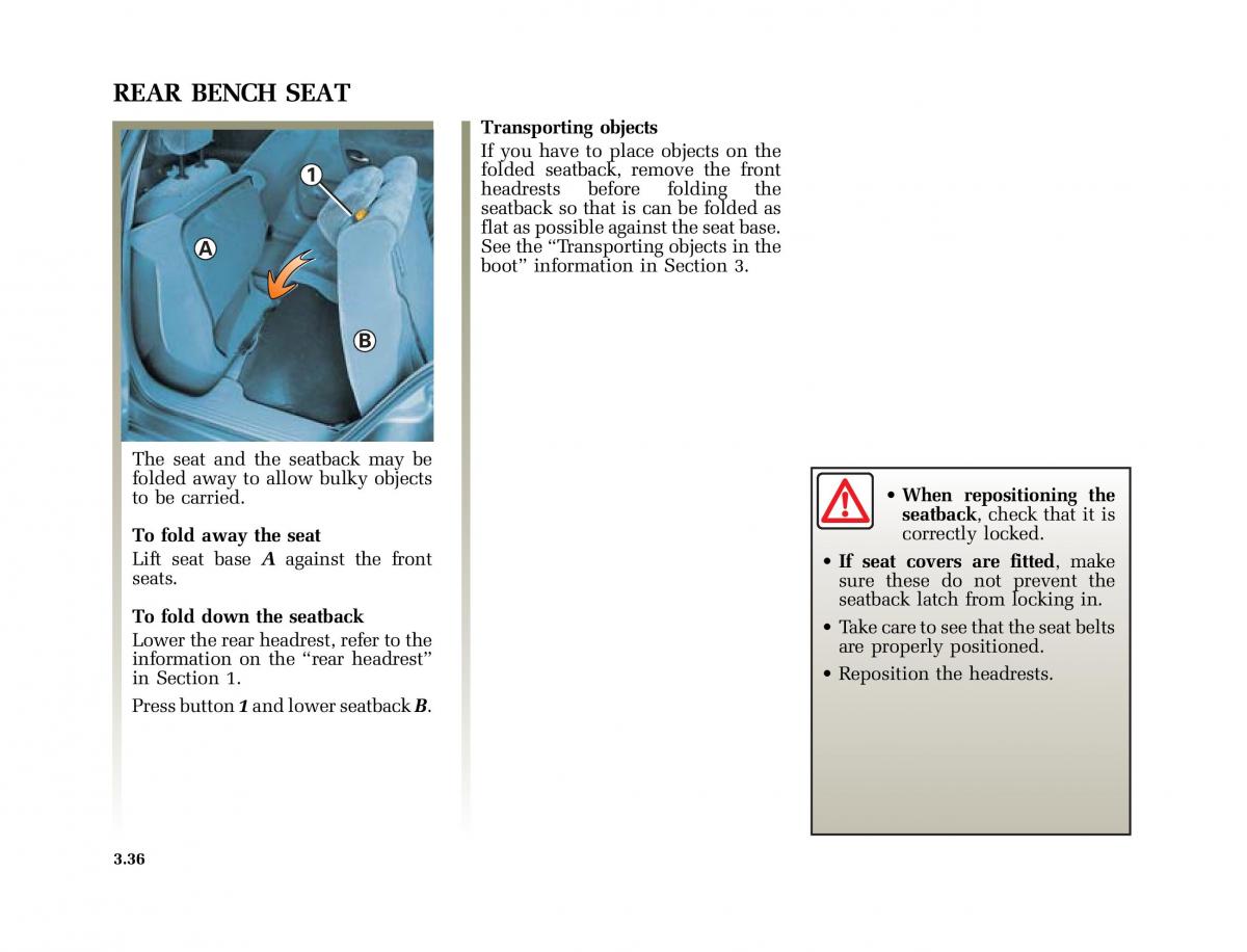 Renault Laguna II 2 owners manual / page 165