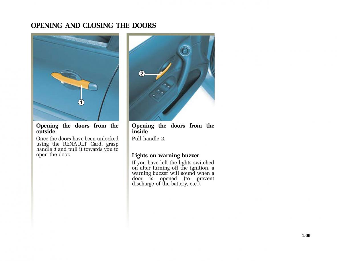 Renault Laguna II 2 owners manual / page 18