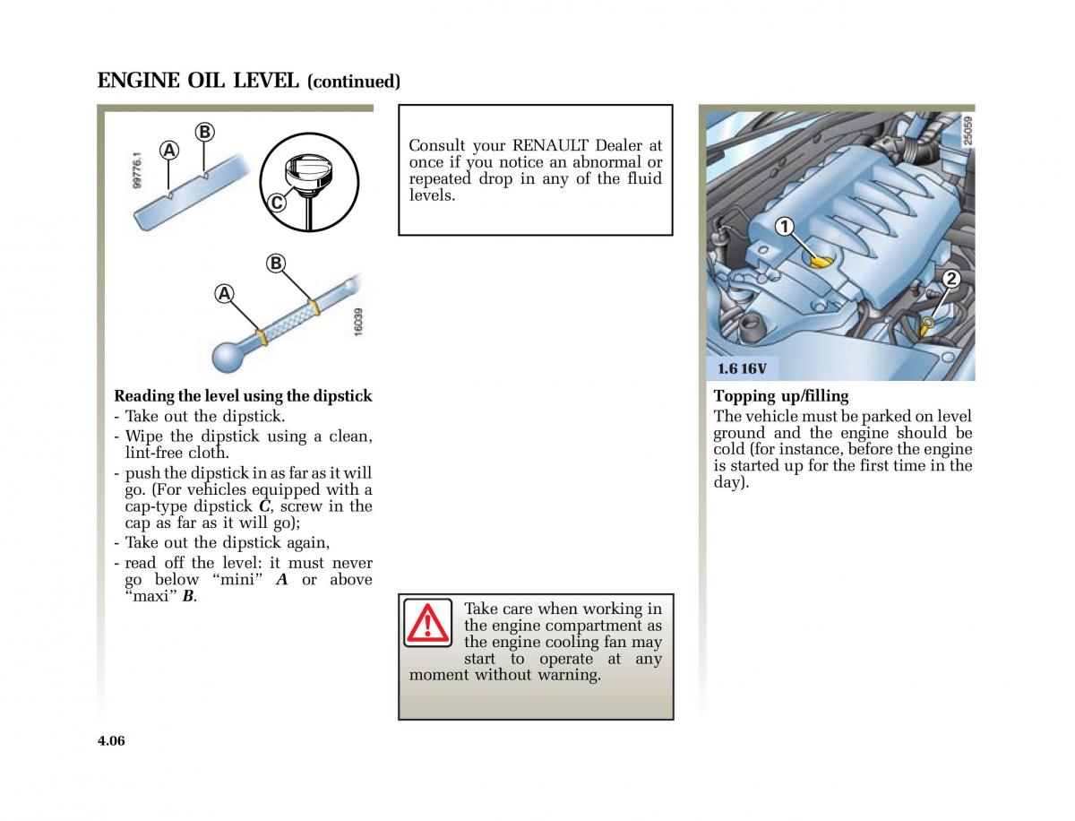 Renault Laguna II 2 owners manual / page 181