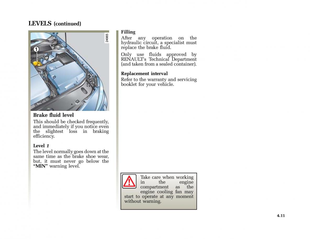 Renault Laguna II 2 owners manual / page 186