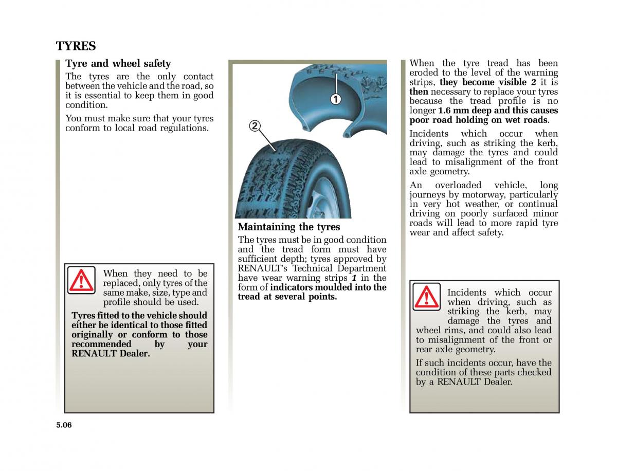 Renault Laguna II 2 owners manual / page 197