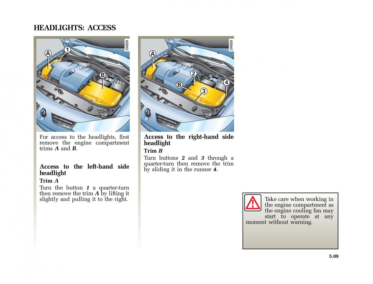 Renault Laguna II 2 owners manual / page 200