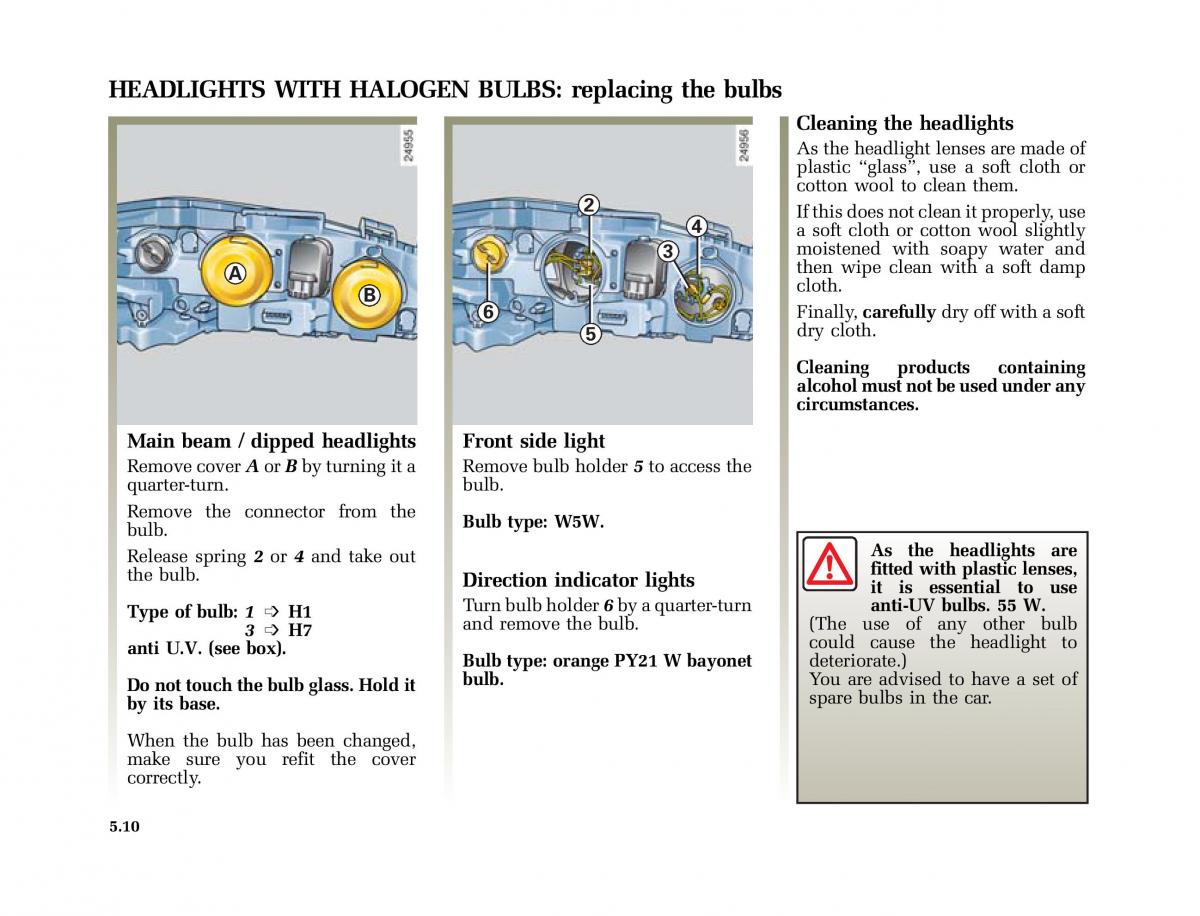 Renault Laguna II 2 owners manual / page 201