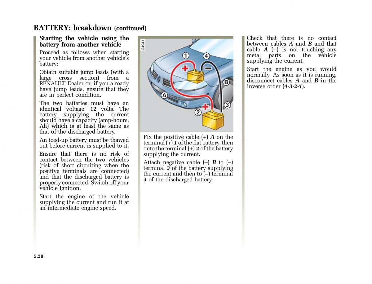 Renault Laguna II 2 owners manual / page 219