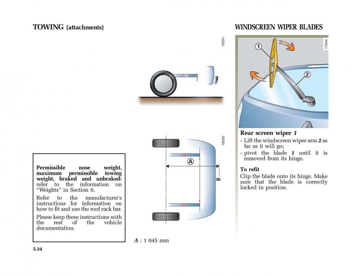 Renault Laguna II 2 owners manual / page 225