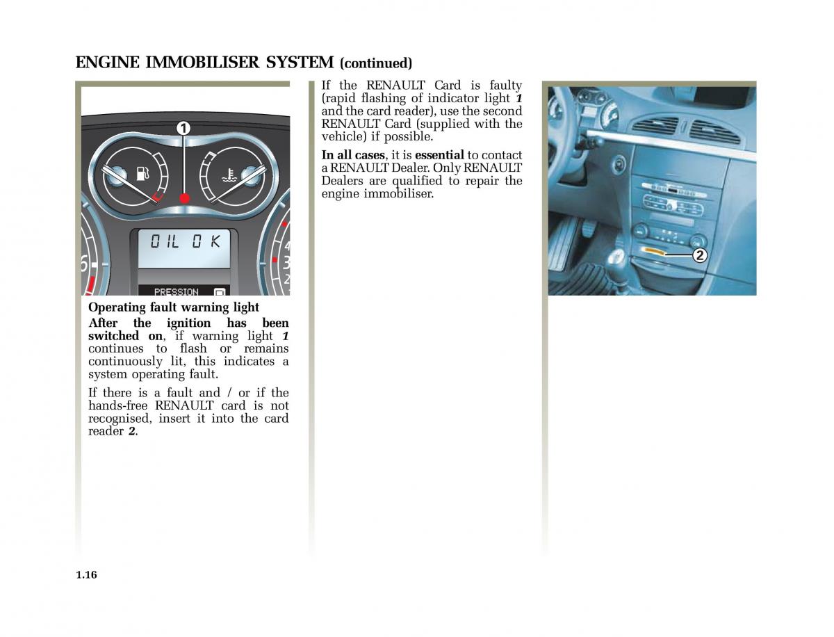 Renault Laguna II 2 owners manual / page 25